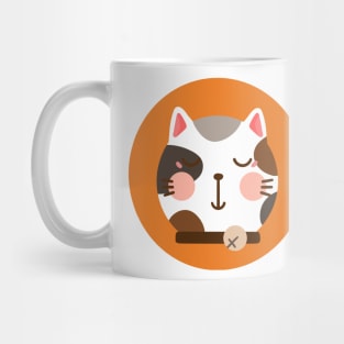 cute drawn kitty cat design 12 Mug